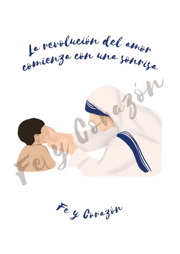 Lámina Madre Teresa - Imagen 2